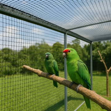 Ochranné sítě na voliéry